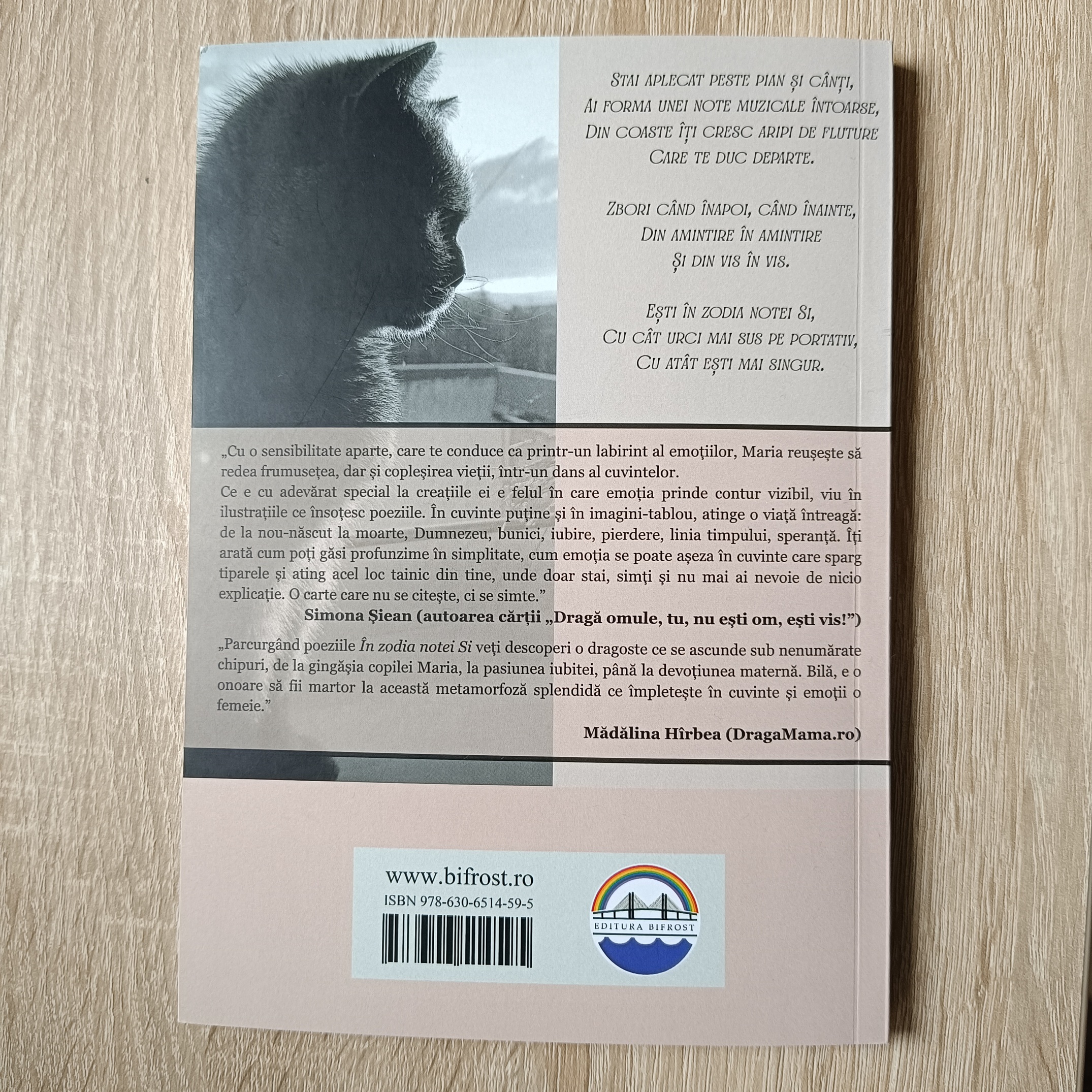 „În zodia notei Si” - carte de poezii și ilustrații - Image 2